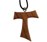 Rosary Supplies Olive wood Crosses & Crucifixes Women's Tau Olive Wood Cross