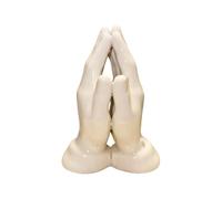 rosarybeads4u 4" High PRAYING HANDS Porcerlain Ceramic Figure 3852