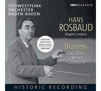 Johannes Brahms Hans Rosbaud Conducts Brahms: Original SWR Tapes Remastered (CD)