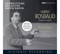 Johannes Brahms Hans Rosbaud Conducts Brahms: Original SWR Tapes Remastered (CD)