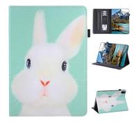 Rosbtib Case for Honor Pad X8a 11 Inch 2024 Model, Folio Tablet Protective Cover Stand Case with Card Holder & Wake/Sleep Function & Pen Holder for Honor Pad X8a, Cute bunny