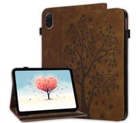 Rosbtib Case for Honor Pad X8a / X8b Case 11 Inch 2024/2026 Model Brown | Premium PU Leather Protective Cover with Elastic Band & Card Slots Honor Pad X8b/X8a Case Tree of Love Pattern