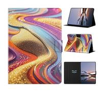 Rosbtib Case for iPad 9th/8th/7th Generation Case 10.2" 2021/2020/2019 Model PU Leather Flip Cover with Multi-Angle Viewing Angles & Card Holder & Magnetic Closure - Sand dune