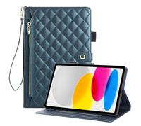 Rosbtib Case for iPad (A16) 11 Generation 2025 11 Inch/iPad 10 Generation 2022 10.9 Inch, Wallet style PU leather tablet case with zip, Card Slot and Stand Function, Green