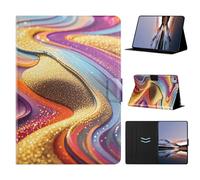 Rosbtib Case for iPad Air 11 Inch (M4/M3/M2 2026/2025/2024) / iPad Air 5th/4th Generation Case PU Leather Flip Cover with Multi-Angle Viewing & Card Holder & Magnetic Closure - Sand dune