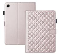 Rosbtib Case for Samsung Galaxy Tab A11+ Plus 2025 / A9+ Plus 11 Inch Case with Magnetic Closure & Card Slots Premium PU Leather Folio Stand Protective Tablet Cover Multi-Angle Viewing - Pink