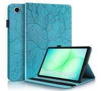 Rosbtib Case for Samsung Galaxy Tab A11+ Plus / A9+ Plus 11-Inch Case with Multi-Angle Viewing PU Leather Folio Stand Cover with Pen Holder & Card Slot for Galaxy Tab A11+ - Blue