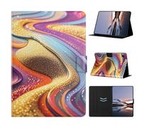 Rosbtib Case for Samsung Galaxy Tab A11+ Plus / A9+ Plus Case 11" PU Leather Flip Cover with Multi-Angle Viewing Angles & Card Holder & Magnetic Closure - Sand dune