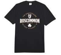 Roscommon Ireland Label Coordinates 2C Comfort Colors Adult Heavyweight T-Shirt