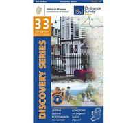 Roscommon, Leitrim, Longford & Sligo Map | Boyle, Elphin & Carrick-on-Shannon | Ordnance Survey Ireland | OSI Discovery Series 33 | Ireland | Walks | Hiking | Maps | Adventure (Irish Discovery Series)