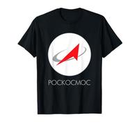 Roscosmos Russian Space Agency Cyrillic T-Shirt T-Shirt