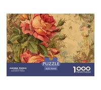 Rose 1000 Piece Jigsaw Puzzle Educational Games Creative Flower Jigsaw Puzzle Beautiful Decoration Puzzle for Adults And Kids 70x50cm/1000pcs