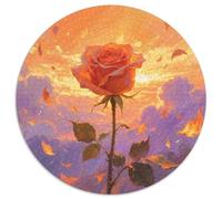 Rose 1000 Piece Jigsaw Puzzle For Adults Challenging Game Stress Relief Puzzle Exercise The Memory of The Brain for Men, Women, Elders, Seniors 1000pcs (67.5x67.5cm)