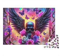 Rose 1000 Piece Jigsaw Puzzle For Adults Challenging Game Stress Relief Puzzle Exercise The Memory of The Brain for Men, Women, Elders, Seniors 500pcs (52x38cm)