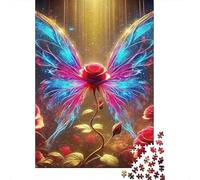 Rose 1000 Piece Jigsaw Puzzle For Adults Challenging Game Stress Relief Puzzle Exercise The Memory of The Brain for Adults And Kids, Age 12 Years Up 300pcs (40x28cm)