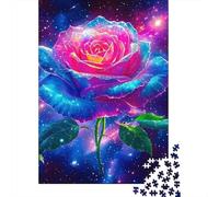 Rose 1000 Piece Jigsaw Puzzle For Adults Family Challenge Toys Stress Relief Puzzle Exercise The Memory of The Brain For Adults Gifts 300pcs (40x28cm)