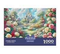 Rose 1000 Piece Jigsaw Puzzle For Adults Family Challenge Toys Stress Relief Puzzle Exercise The Memory of The Brain for Adults And Kids, Age 12 Years Up 70x50cm/1000pcs