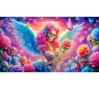 rose 1000 Piece Recycled Paper Jigsaw Puzzle Fun Present & Activity for Home Challenging Puzzles Great Gift Idea for Adults 38x26cm/1000pcs