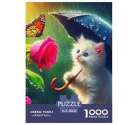 Rose 1000 Pieces Flower Paper Jigsaw Puzzle - Non-Toxic Ink Decoration for Safe Home | 38x26cm/1000pcs