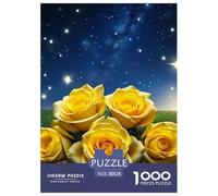 Rose 1000 Pieces Flower Paper Jigsaw Puzzle - Non-Toxic Ink Decoration for Safe Home | 38x26cm/1000pcs