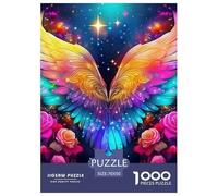 Rose 1000 Pieces Flower Paper Jigsaw Puzzle - Non-Toxic Ink Decoration for Safe Home | 70x50cm/1000pcs