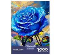 Rose 1000 Pieces Flower Paper Jigsaw Puzzle - Non-Toxic Ink Decoration for Safe Home | 70x50cm/1000pcs