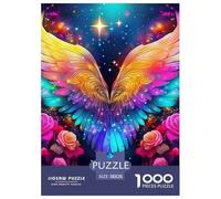 Rose 1000 Pieces Flower Paper Jigsaw Puzzle - Non-Toxic Ink Educational Game for Kids & Adults | 38x26cm/1000pcs
