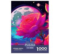 Rose 1000 Pieces Flower Paper Jigsaw Puzzle - Non-Toxic Ink Educational Game for Kids & Adults | 38x26cm/1000pcs