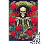 Rose 1000 Pieces Jigsaw Puzzles For Adults Challenging Game Stress Relieving Entertainment Exercise The Memory of The Brain for Family Decorations 1000pcs (75x50cm)