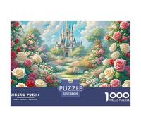 Rose 1000 Pieces Jigsaw Puzzles For Adults Educational Games Stress Relieving Entertainment Cultivate The Spirit of Teamwork For Adults Gifts 38x26cm/1000pcs