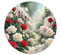 Rose 1000 Pieces Jigsaw Puzzles For Adults Educational Games Stress Relieving Entertainment Exercise The Memory of The Brain for Family Decorations 1000pcs (67.5x67.5cm)