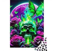 Rose 1000 Pieces Jigsaw Puzzles For Adults Family Challenge Toys Stress Relieving Entertainment Exercise The Memory of The Brain for The Whole for Women, Gifts for Men 300pcs (40x28cm)