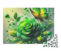 Rose 1000 Pieces Jigsaw Puzzles For Adults Family Challenge Toys Stress Relieving Entertainment Exercise The Memory of The Brain for The Whole for Women, Gifts for Men 500pcs (52x38cm)