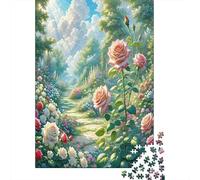 Rose 1000 Pieces Jigsaw Puzzles for Adults Jigsaws Challenging Game Family Challenging Educational Challenge Home Decoration for Adults Gifts Ideas 1000pcs (75x50cm)