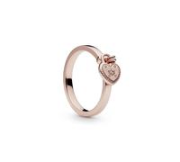 Rose 14K Gold Plated Silver Ring - female - Pandora - Rings - Pink - 54 MM - Accessories 54 MM