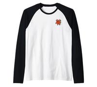 Rose American Traditional Flash Tattoo Design Raglan Baseball Tee