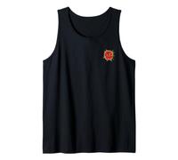 Rose American Traditional Flash Tattoo Design Tank Top