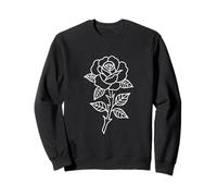Rose American Traditional Tattoo Flash Design Sweatshirt