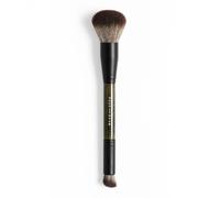 Rose and Ben Beauty D2 Concealer & Complexion Brush | Dual-Ended Design for Seamless Blending | Buffing & Setting for Cream, Liquid, and Powder Makeup | Cruelty-Free Fibers