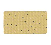 Rose and Gold Glitter Confetti Portable Toddler Bed Sheet Soft&Comfortable Cot Sheet for Travel Baby Bed for Small Spaces Camping Cot 50'' x 25'' (Sheet,Bed Not Included)