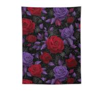 Rose And Spider Web Trendy Tapestry Aesthetic Wall Decor Hanging Art Modern Tapestries Vertical