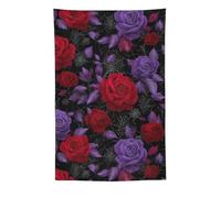 Rose And Spider Web Trendy Tapestry Aesthetic Wall Decor Hanging Art Modern Tapestries Vertical