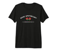 Rose Apothecary Red Flowers Store Handmade with Care Premium T-Shirt