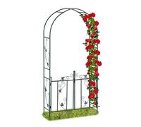 Rose arch Garden Archway Climbing Frame Outdoor Arbor Weatherproof Iron Material