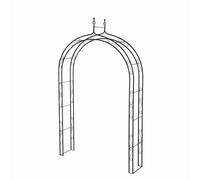 Rose Archway Toys Oxford Bubbles 150x250x36 CM Black Growth Support Plant