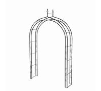 Rose Archway Toys Oxford Bubbles 150x250x36 CM Black Growth Support Plant