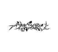 Rose Arm Rings Herbal Keep Long-Lasting Flower Arm Juice Waterproof And Long-Lasting Tattoo Stickers Around The Arms Of Men And Women