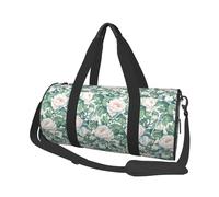 Rose Art Print Travel Duffel Bag, Lightweight Sports Gym Bag with Shoulder Straps for Women Men Teen ravel Business Trip