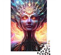 Rose Beautiful Girl Jigsaw Puzzles Game Adult 500 Piece Jigsaw Wooden Creative Jigsaw Puzzle Decompressing Game 500pcs (52x38cm)