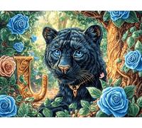 Rose Black Cat 500 Piece Count Premium Jigsaw Puzzle Fantastic Beasts For Adults Teens 14+ Concentration Training Indoor Game Family Game Night 500 PCS
